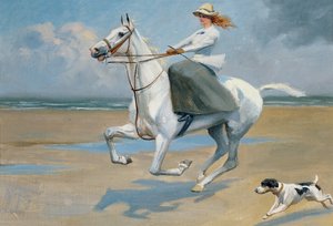 Rider på Stranden